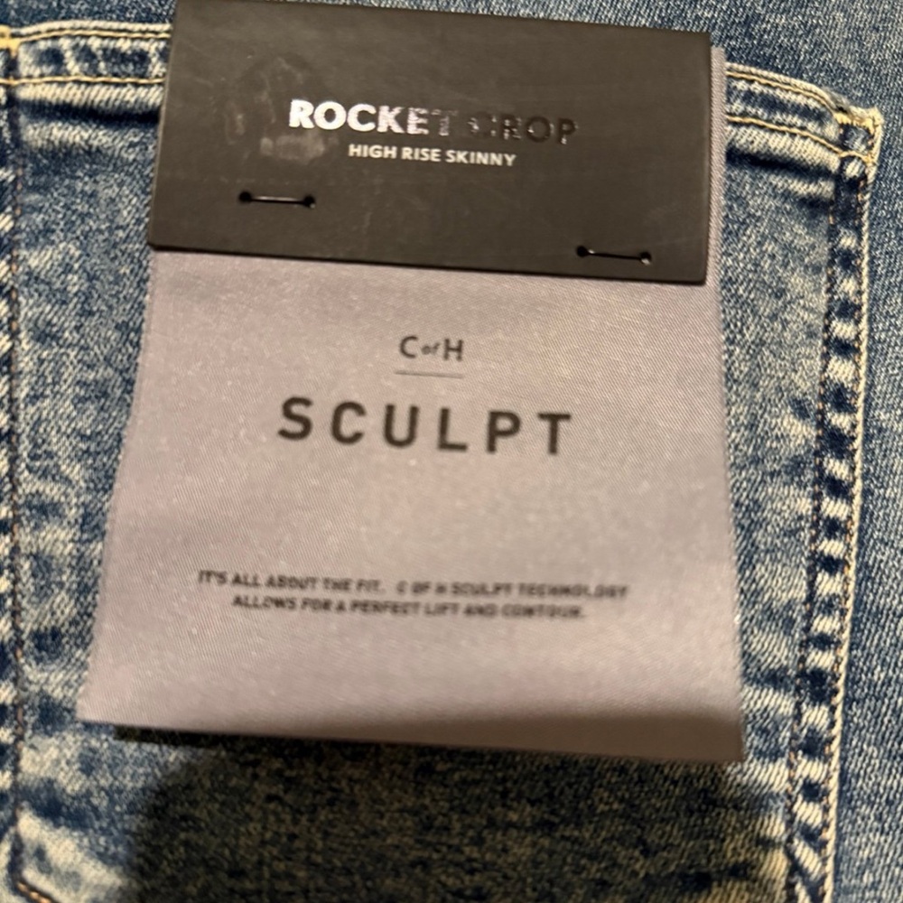 NWT Citizens of Humanity Rocket Crop in Story Mid Rise Stretch Skinny Jeans 30 - Picture 3 of 9
